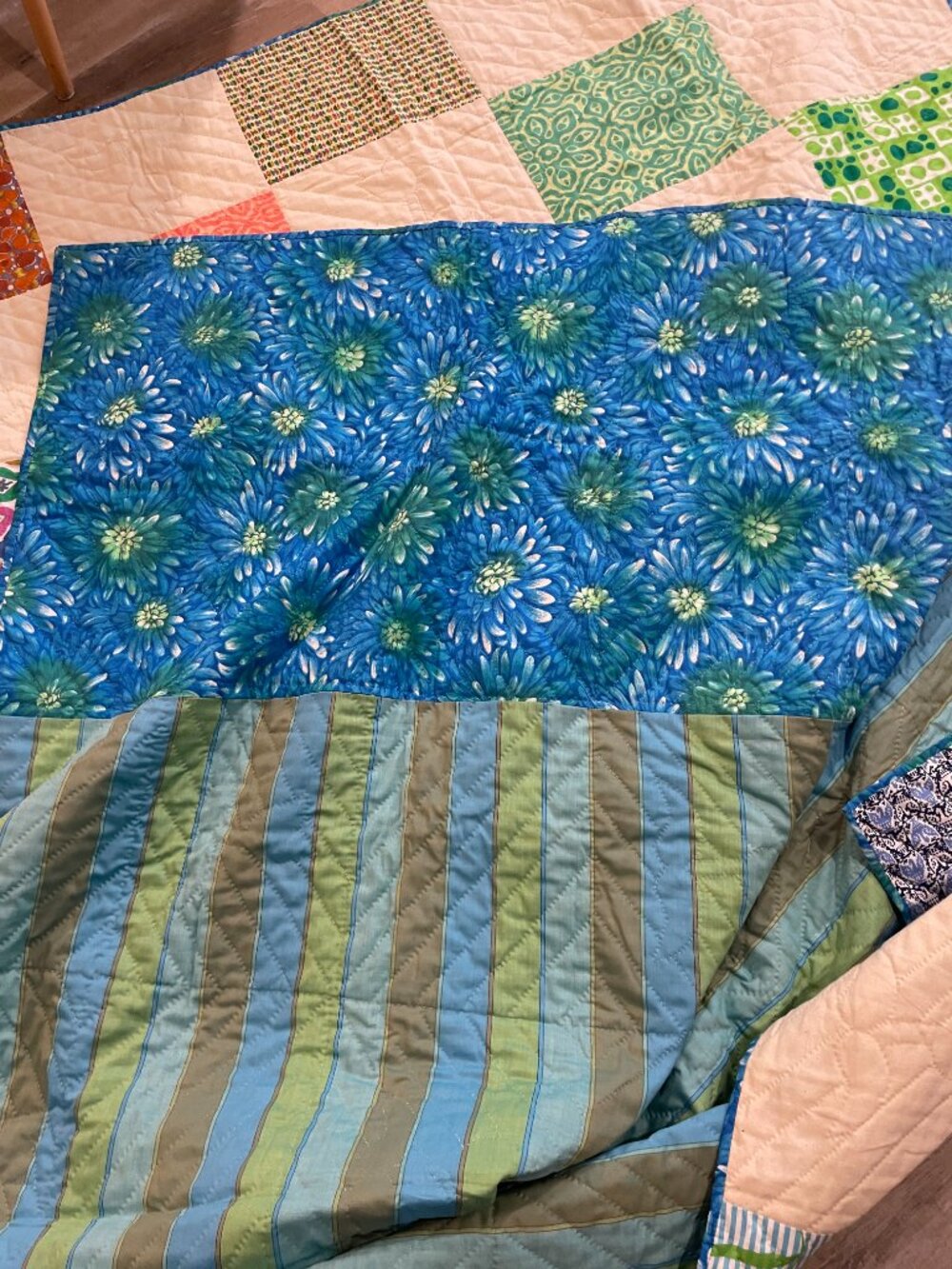 Homemade Quilt - Picture 9 of 13